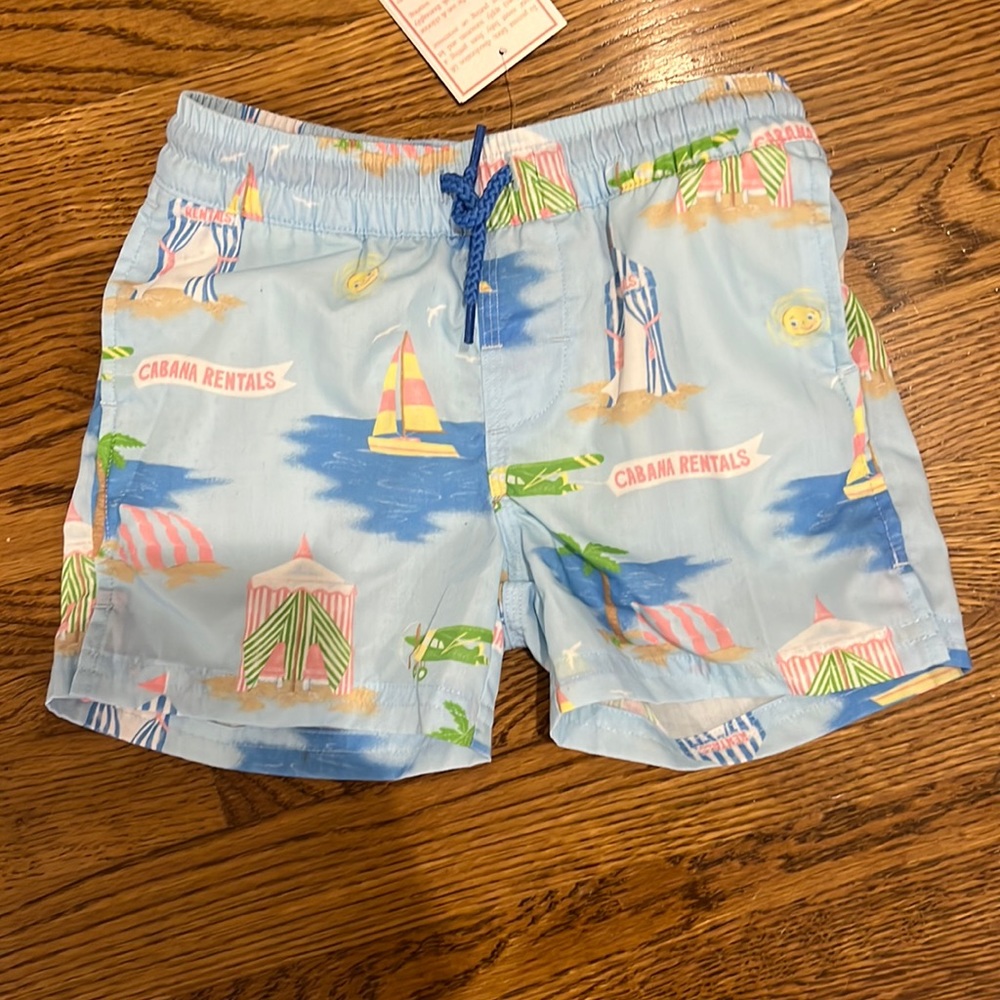 NWT The Beaufort Bonnet Company Cabana Swim Trunks